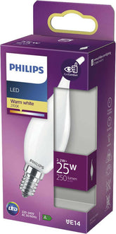 Philips LED classic 25W BA35 E14 WW FR ND SRT4 WINDSTOSS.